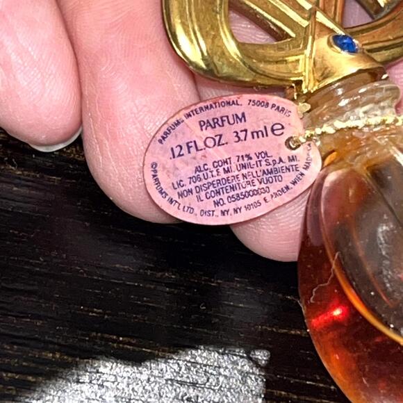 Vintage Elizabeth Taylor White Diamonds Parfum Miniature Splash .12 fl oz/3.7ml - Picture 4 of 4